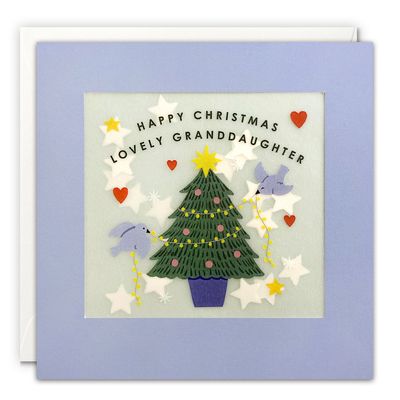 Christmas Tree Granddaughter Shakies Card