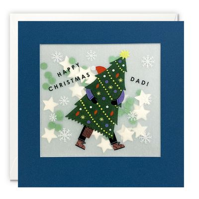 Christmas Tree Dad Shakies Card