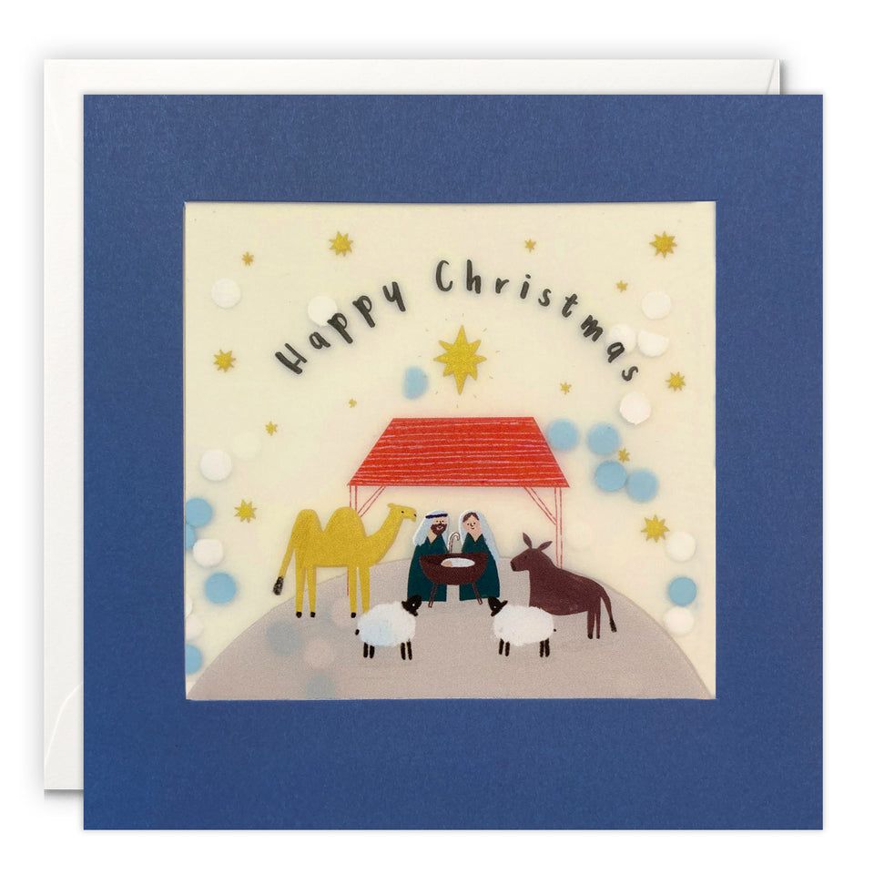 Christmas Nativity Shakies Card