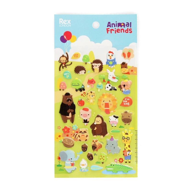 Puffy Stickers - Animal Friends