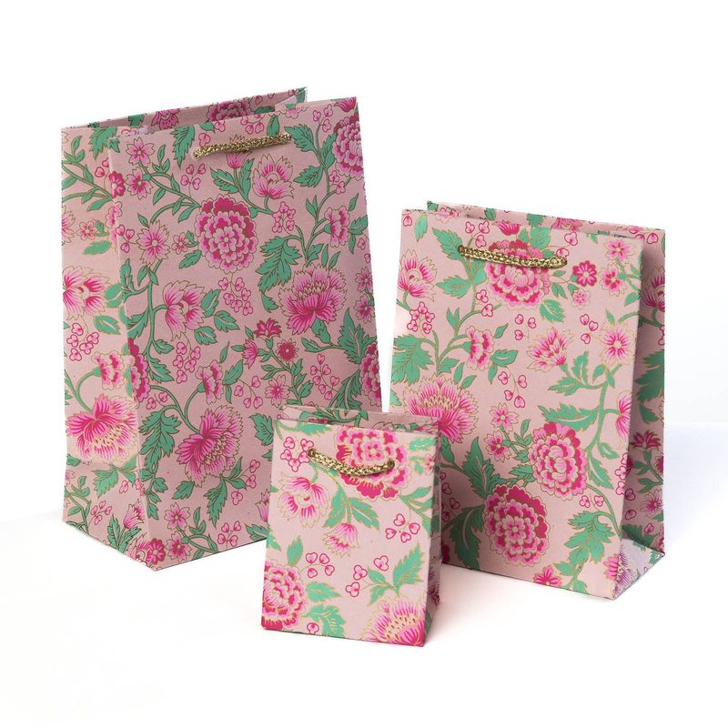 Medium Gift Bag - Pink Peony
