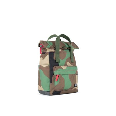 Roka London Canfield B Small Sustainable Canvas - Vintage Camo