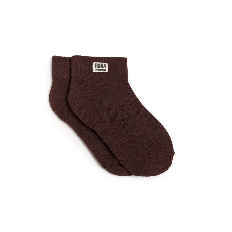 Roka London Wembley Organic Cotton Socks - Coco (One Size)