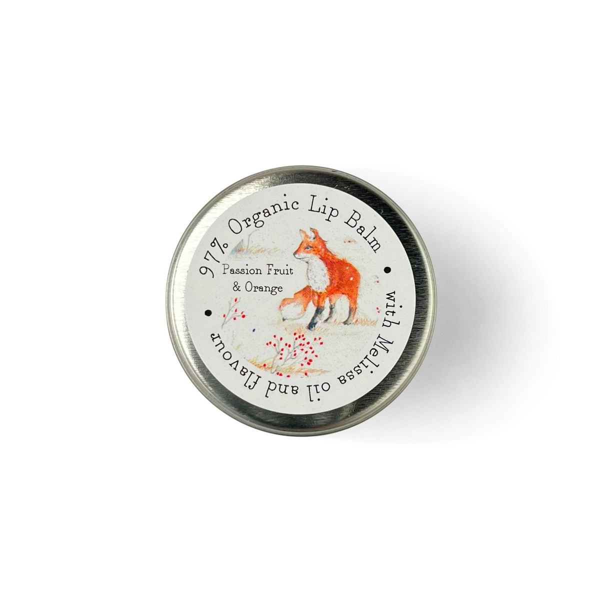 Organic Lip Balm - Passion Fruit &amp; Orange (Fox)