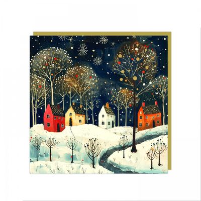 Evening Shimmer Pack Of 6 Charity Christmas Cards