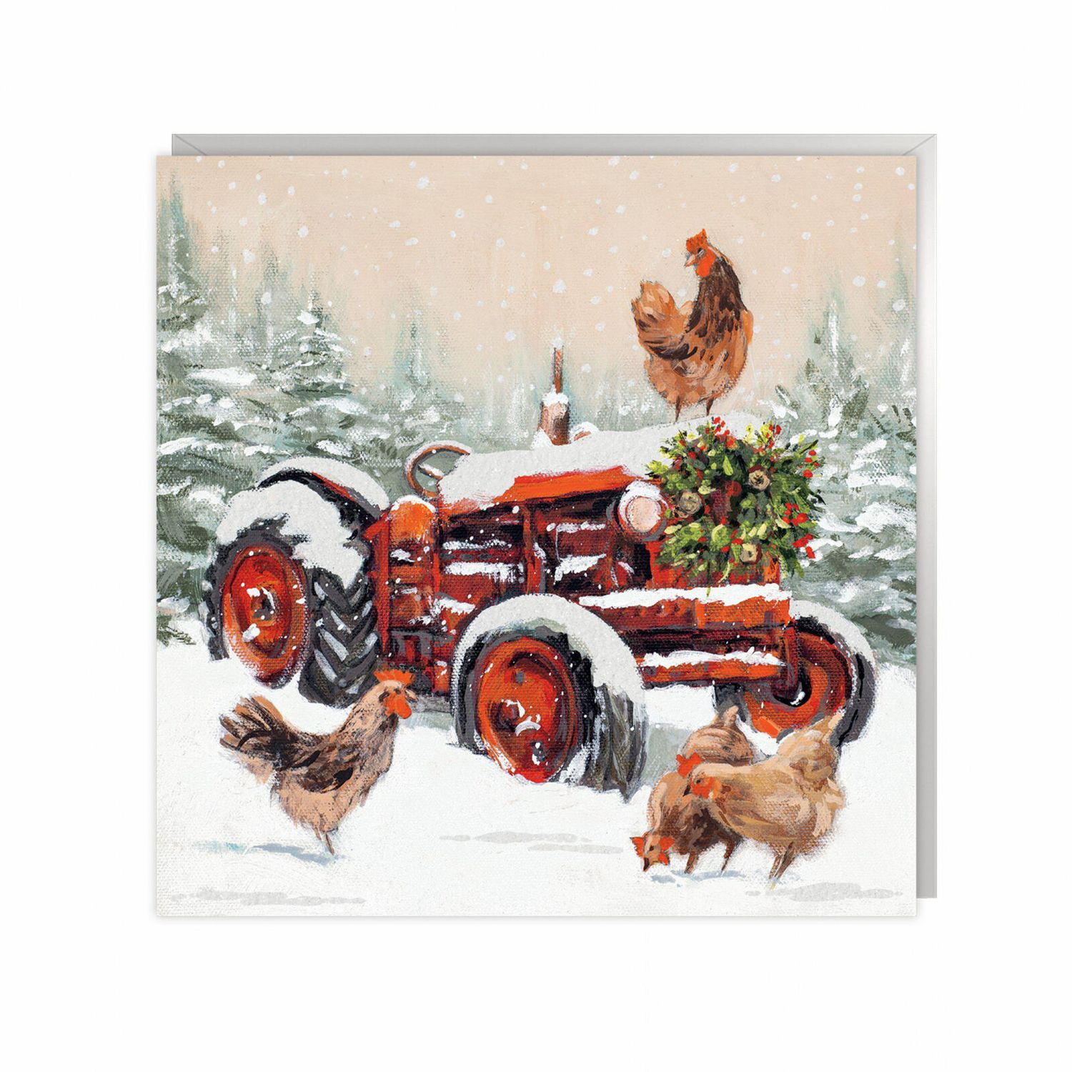 Snowed In (Tractor) Pack Of 6 Charity Christmas Cards