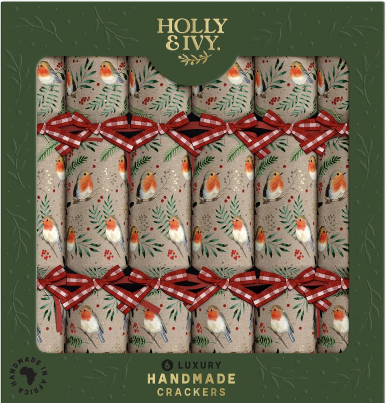 Kraft Robin Luxury Crackers