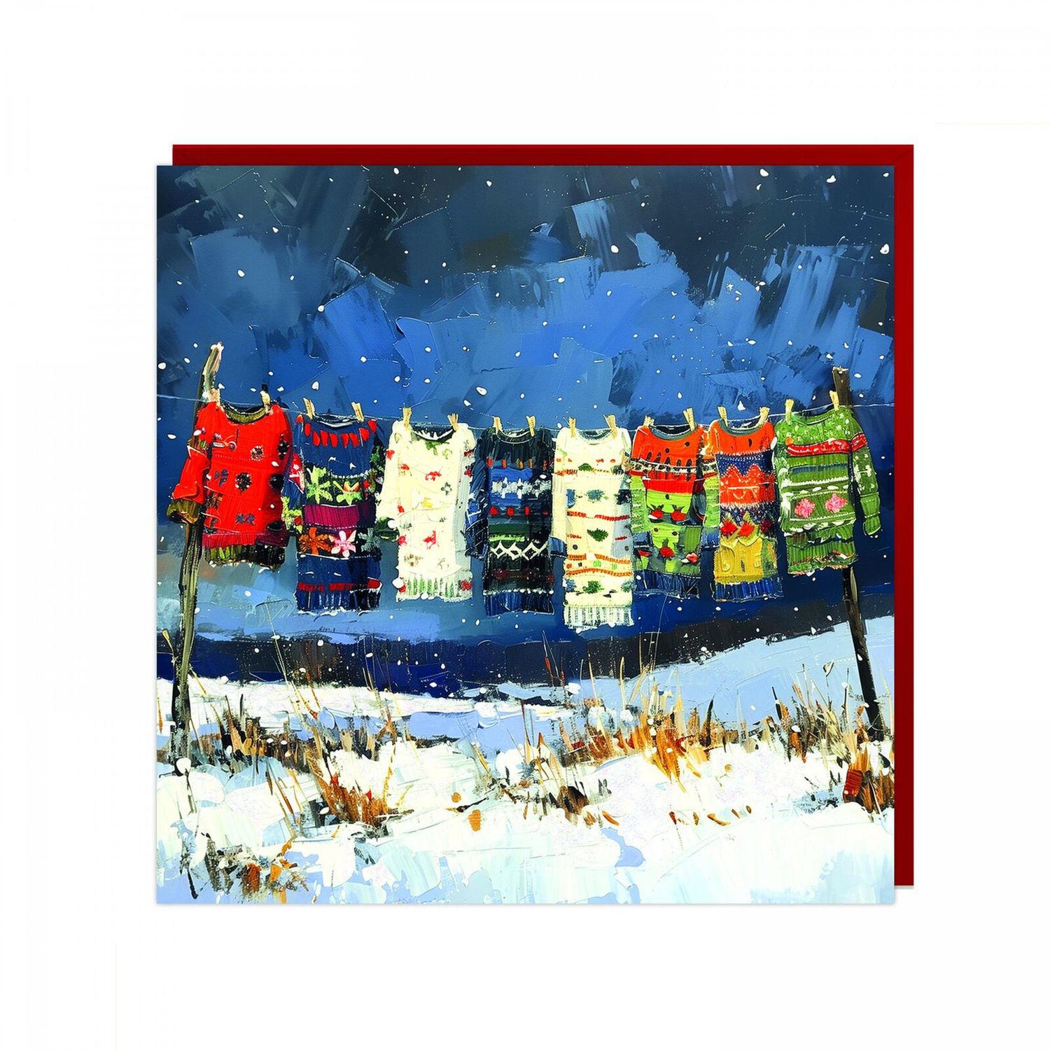 Christmas Jumper Day Pack Of 6 Charity Christmas Cards