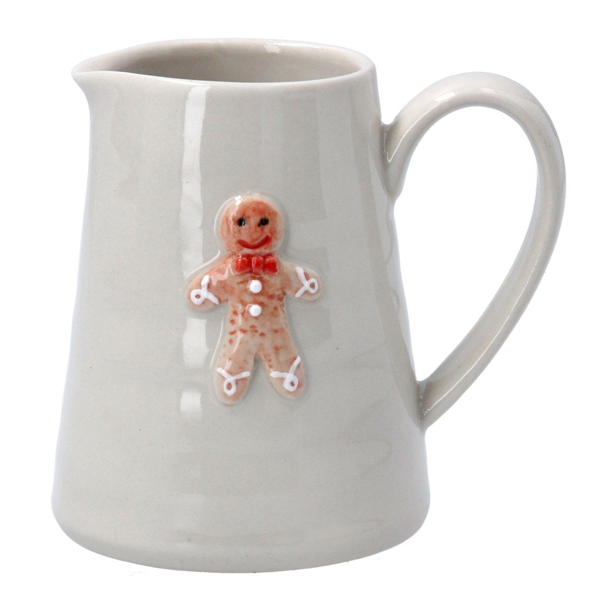 Christmas Ceramic Mini Jug - Gingerbread Man