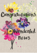Congratulations Wonderful News Card