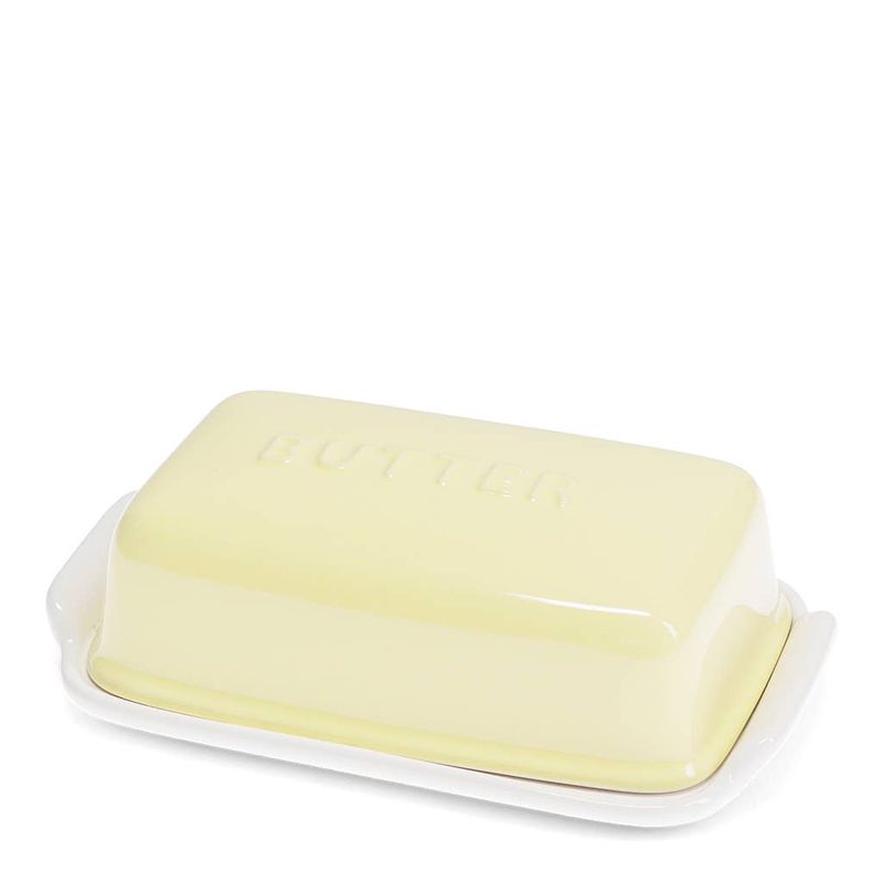 Ceramic Butter Dish - Yellow