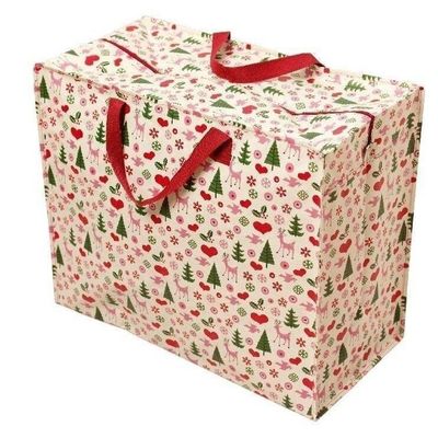 Vintage Christmas Jumbo Storage Bag