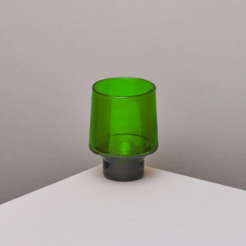 TAW Recycled Glass Tall Wine Glass Set Of 4 Green