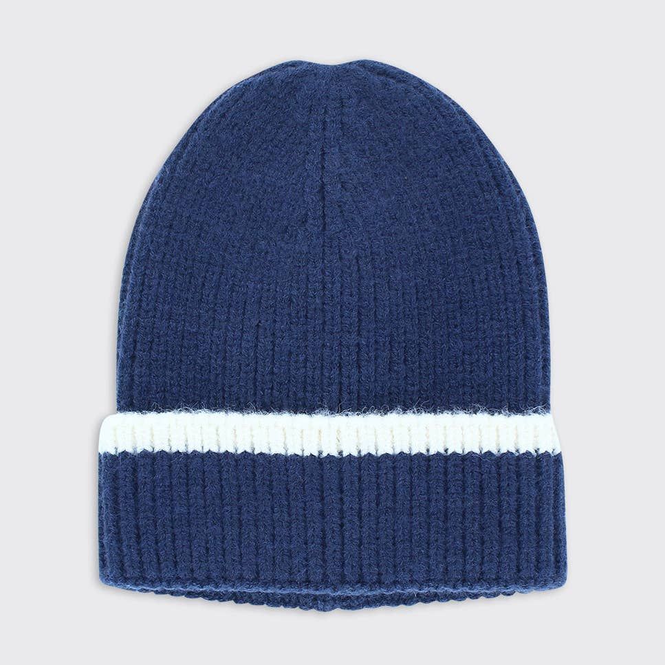 Men&#39;s Ribbed Hat - Navy