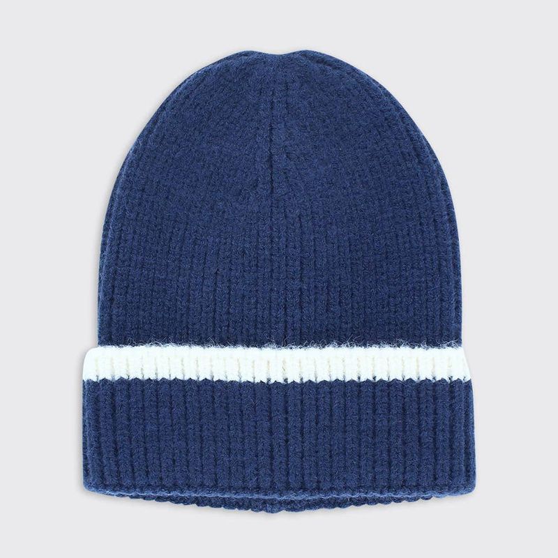 Men's Ribbed Hat - Navy