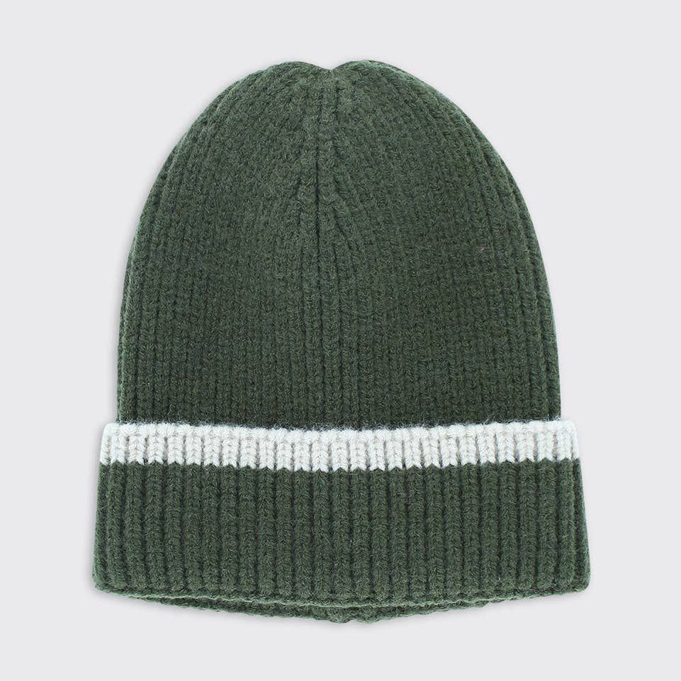 Men&#39;s Ribbed Hat - Khaki