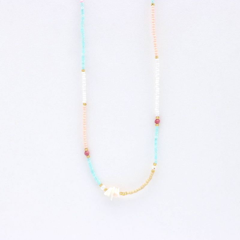 Pastel Beaded Necklace