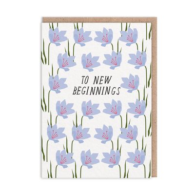 To New Beginnings Card