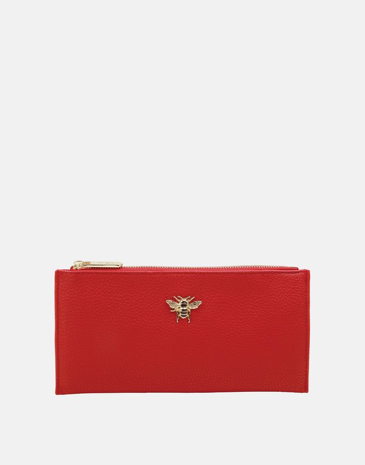Alice Wheeler Bee Large Purse - Red