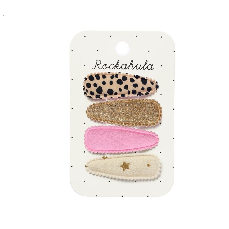 Rockahula Leopard Fabric Clip Set