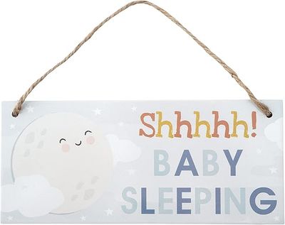 Baby Sleeping Hanging Sign