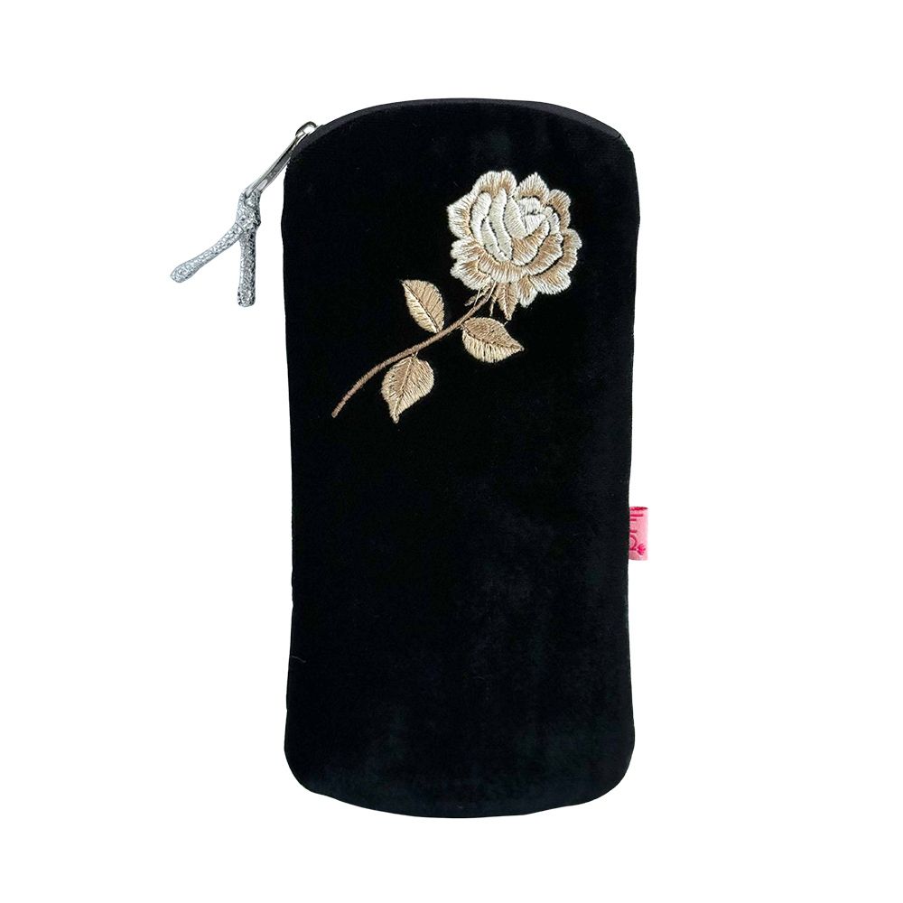 Lua Rose Glasses Case - Black Velvet
