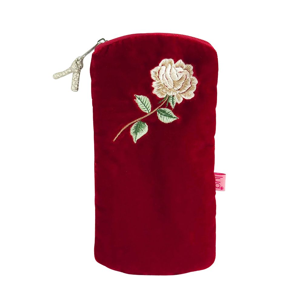 Lua Rose Glasses Case - Red Velvet