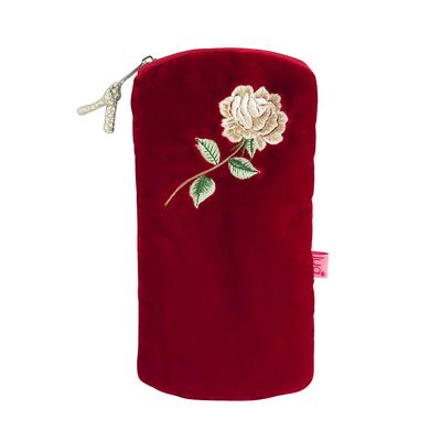 Lua Rose Glasses Case - Red Velvet