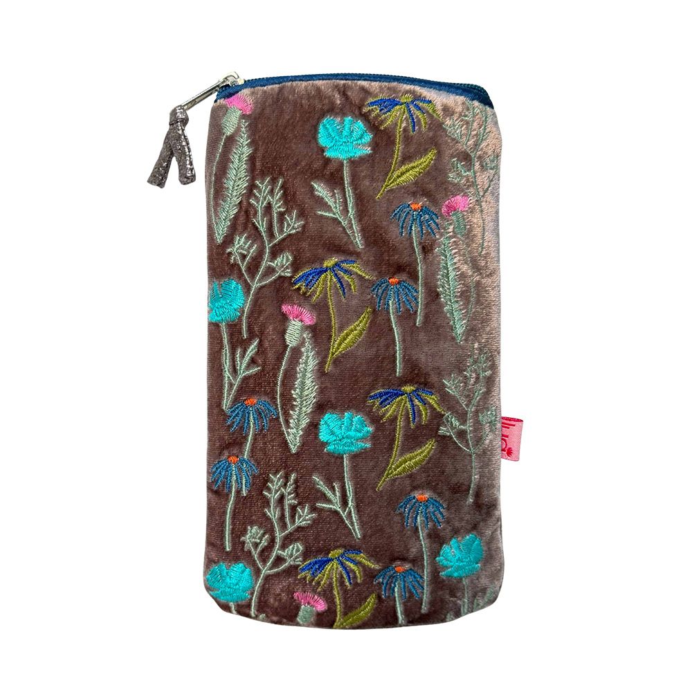 Lua Meadow Glasses Case - Mink Velvet