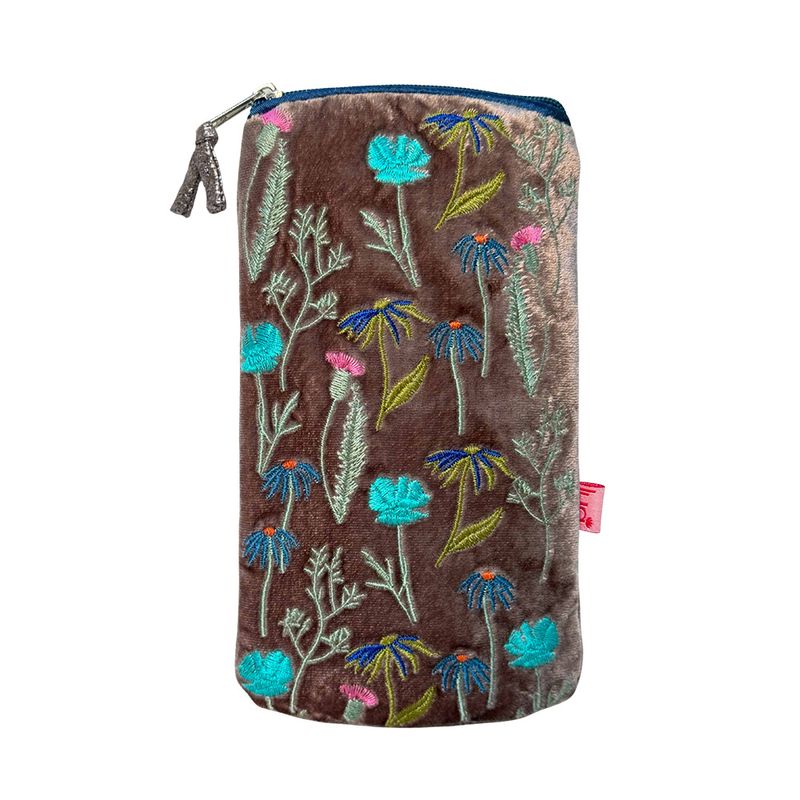 Lua Meadow Glasses Case - Mink Velvet