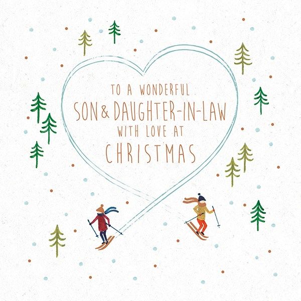 Christmas Son &amp; Daughter-In-Law Card