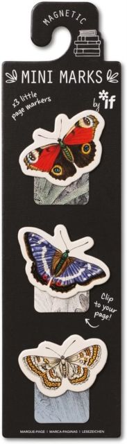 Magnetic Bookmarks Set Of 3 - Butterflies
