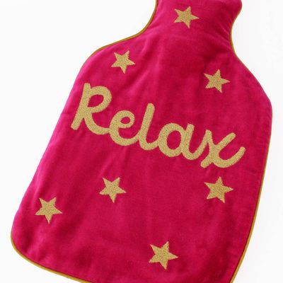 My Doris Pink Velvet Relax Hot Water Bottle
