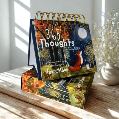365 Thoughts - Daily Encouragement Flipbook By Fox Under The Moon