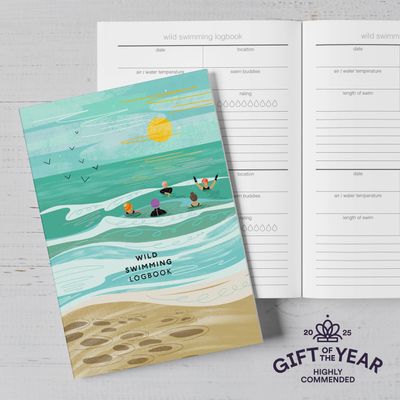 Wild Swimming Logbook - Into The Sea We Go