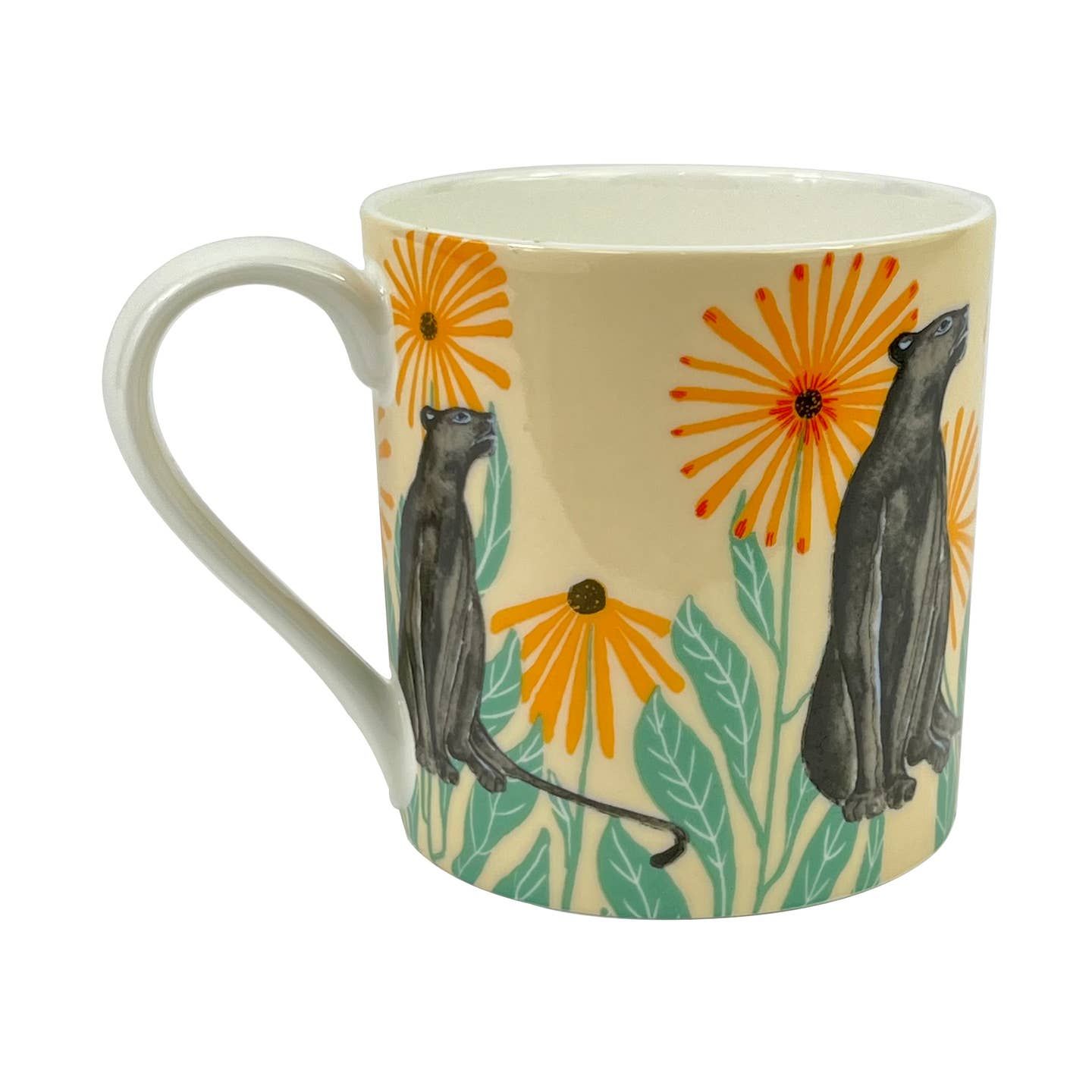 Panther Bone China Mug