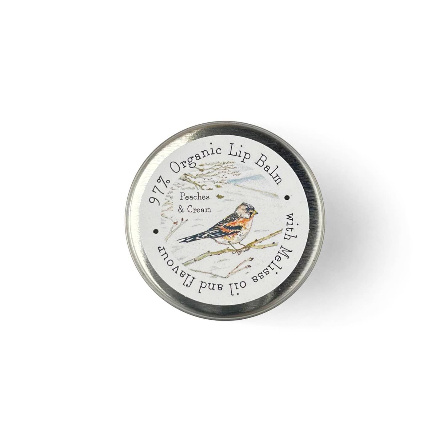 Organic Lip Balm - Peaches &amp; Cream (Bramling)