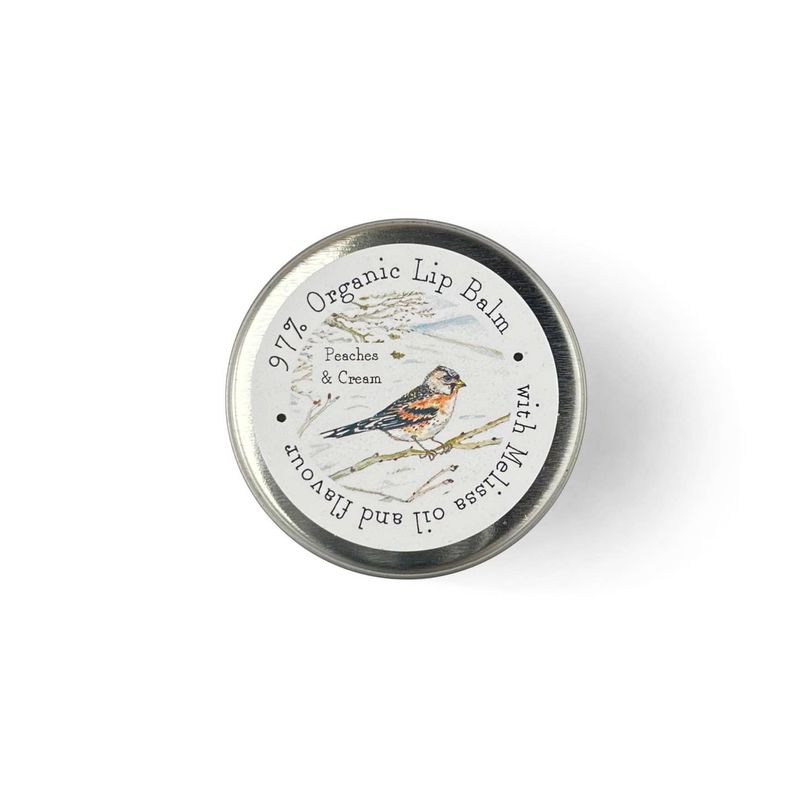 Organic Lip Balm - Peaches &amp; Cream (Bramling)
