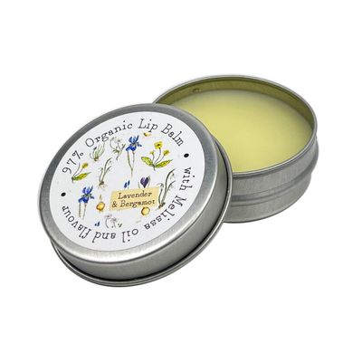 Organic Lip Balm - Lavender &amp; Bergamot (Wildflowers)