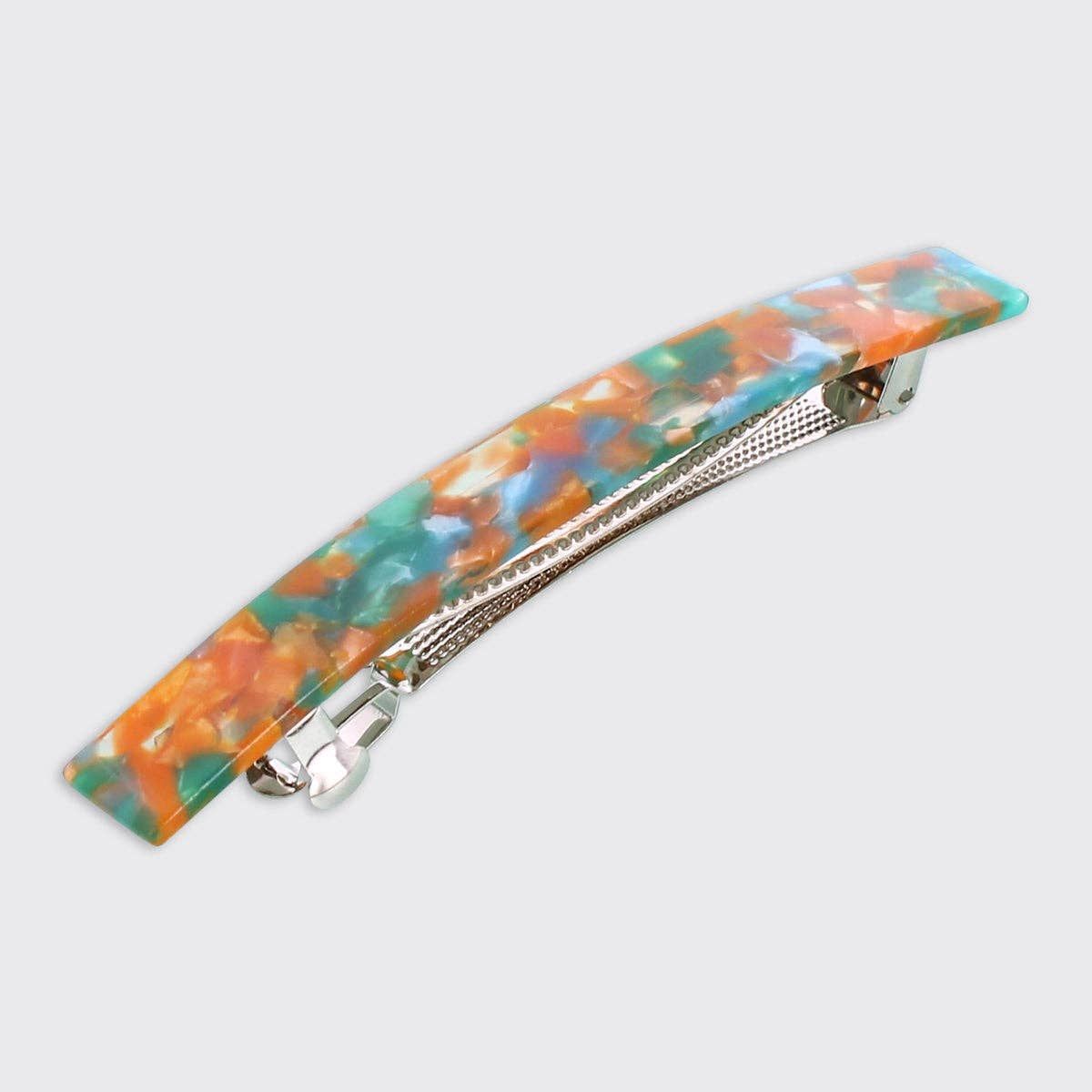 Rust &amp; Multi Colour Creaseless Hair Clip