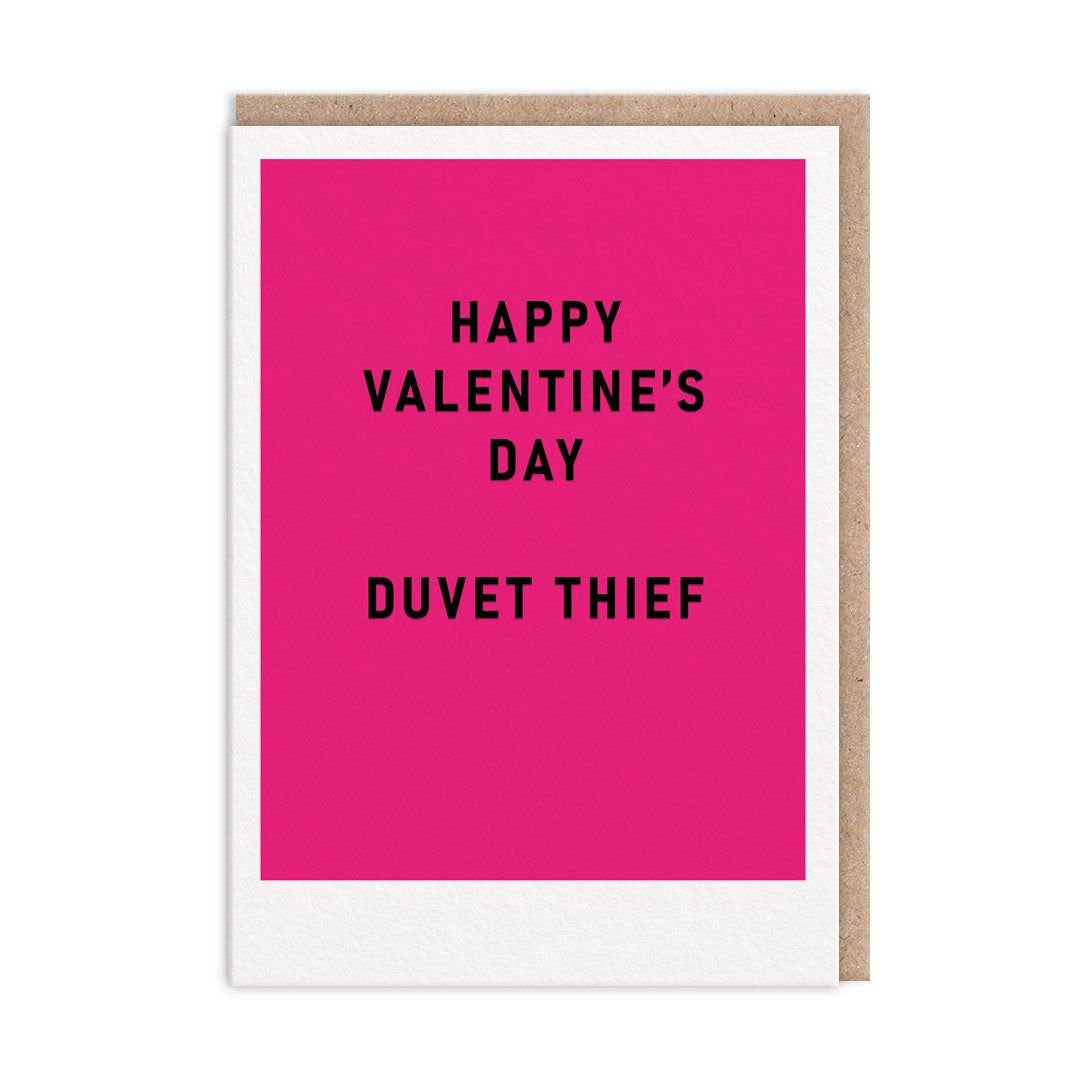 Valentine's Day Duvet Thief Card