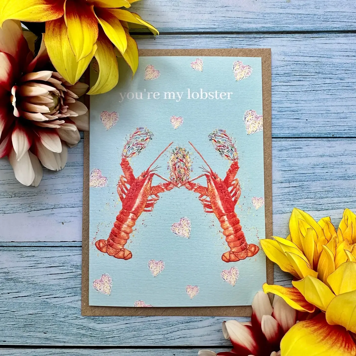 Valentine's You're My Lobster Card