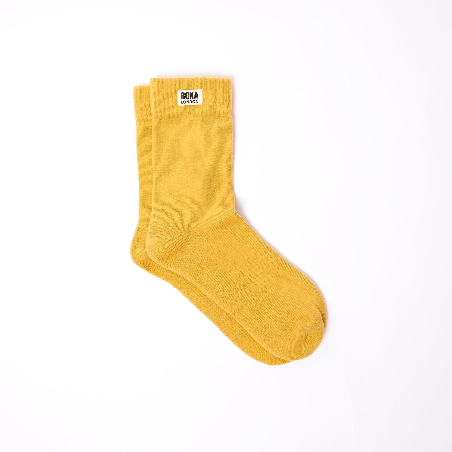 Roka London Wimbledon Men's Organic Cotton Socks - Corn (One Size)