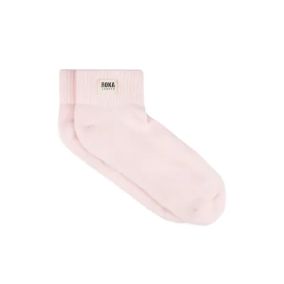 Roka London Wembley Organic Cotton Socks - Transcendent Pink (One Size)
