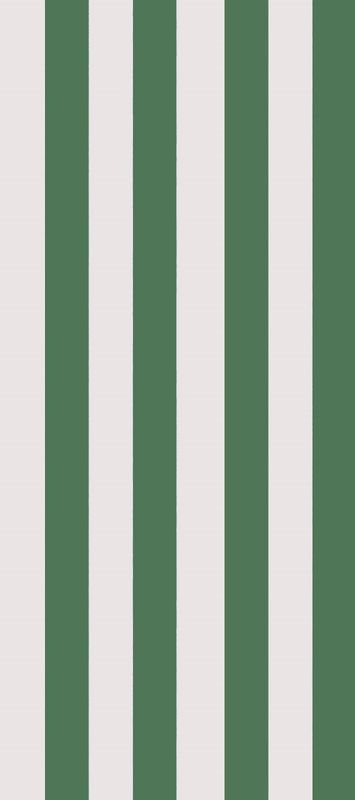 Tissue Paper - Green &amp; Cream Stripe (Pack Of 4)