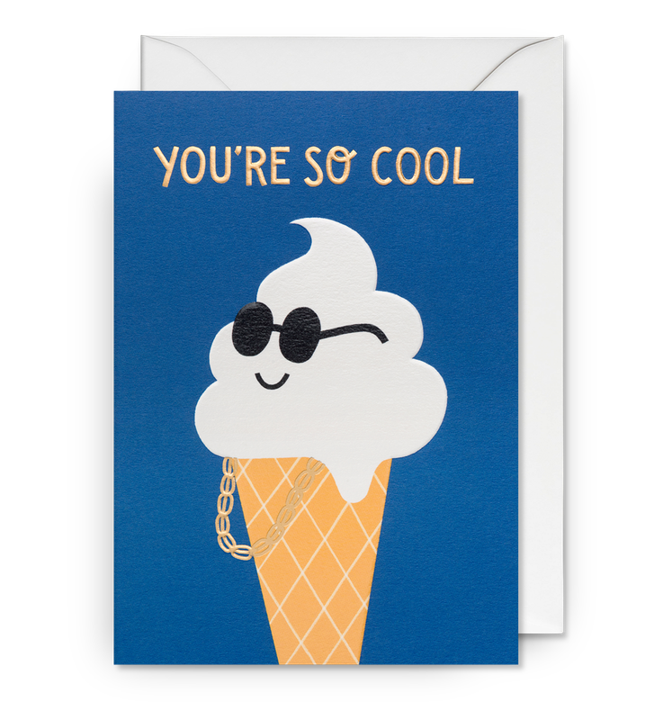 You're So Cool Ice Cream Card