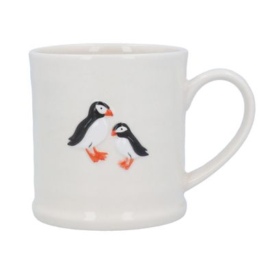 Stoneware Mug 9cm - Puffins