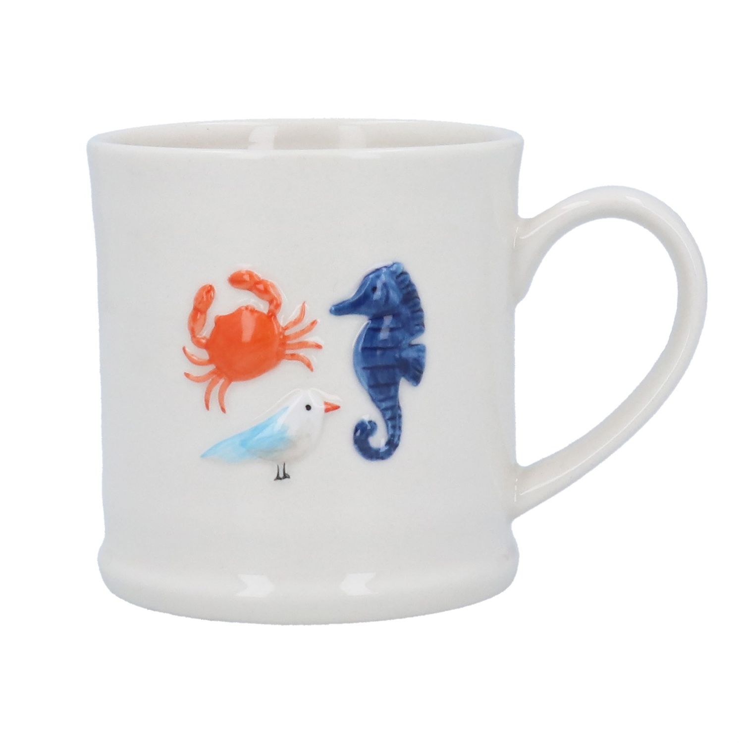 Stoneware Mug 9cm - Crab Mix