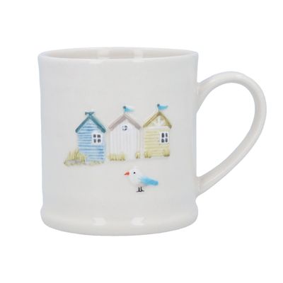 Stoneware Mug 9cm - Beach Huts