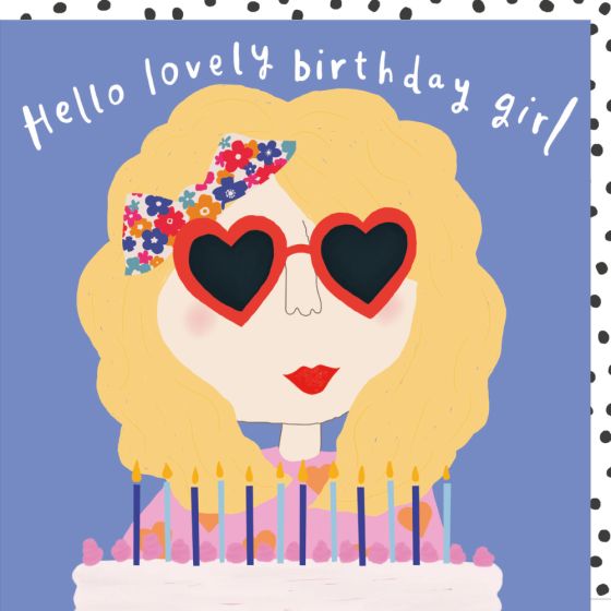 Lovely Birthday Girl Card